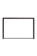 Black Petrified Wood Console Table | Andrew Martin Greta | OROATRADE