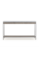 White Marble with Drawers Console Table | Andrew Martin Rufus | OROATRADE