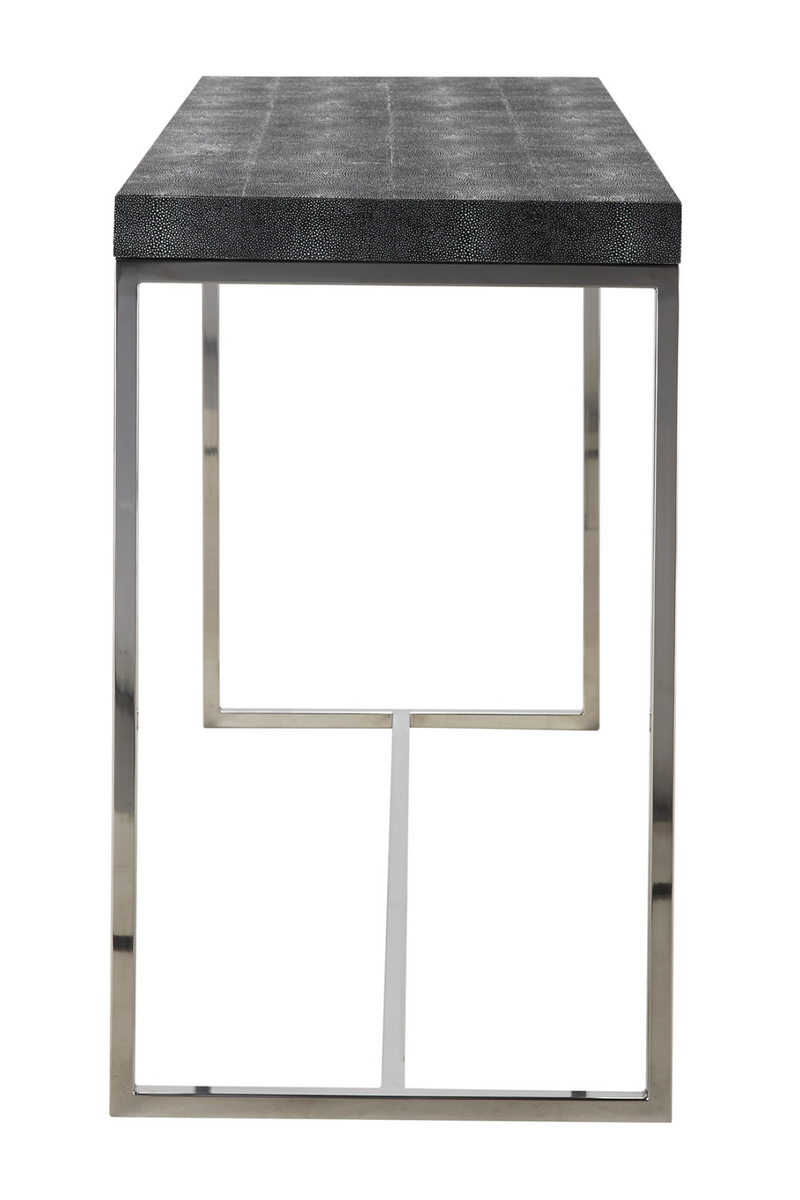 Gray Shagreen Metallig Legs Console Table | Andrew Martin Fay | OROATRADE