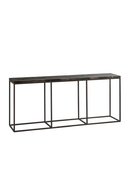 Black Petrified Wood Console Table | Andrew Martin Raife | OROATRADETRADE.com