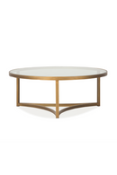White Glass Top Coffee Table - M | Andrew Martin Sundance | OROATRADE