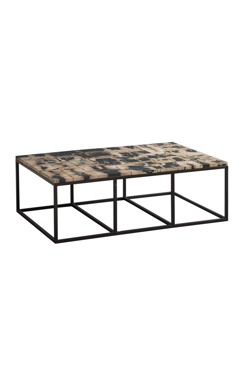 Rectangular Petrified Wood Coffee Table | Andrew Martin | OROATRADETRADE.com