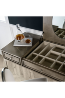 Mink Contemporary Dressing Table with Mirror | Andrew Martin | OROATRADE