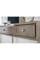 Mink Contemporary Dressing Table with Mirror | Andrew Martin | OROATRADE