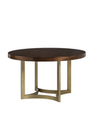 Warm Walnut Round Dining Table | Andrew Martin Chester | OROATRADE