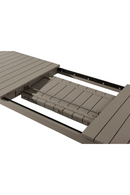 Taupe Extendable Outdoor Dining Table | Andrew Martin Harlyn | Oroatrade.com