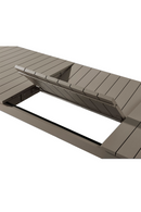 Taupe Extendable Outdoor Dining Table | Andrew Martin Harlyn | Oroatrade.com