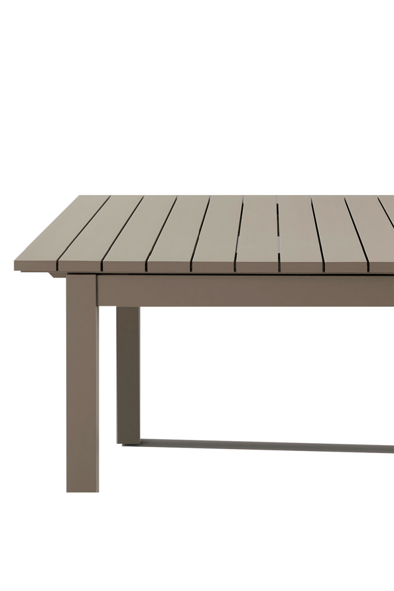 Taupe Extendable Outdoor Dining Table | Andrew Martin Harlyn | Oroatrade.com
