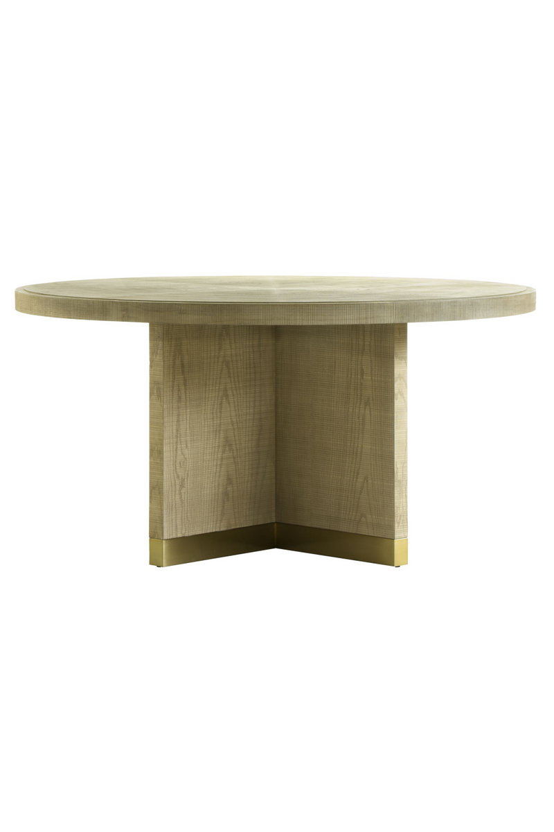 Round Wooden Dining Table | Andrew Martin Raffles | Oroatrade.com