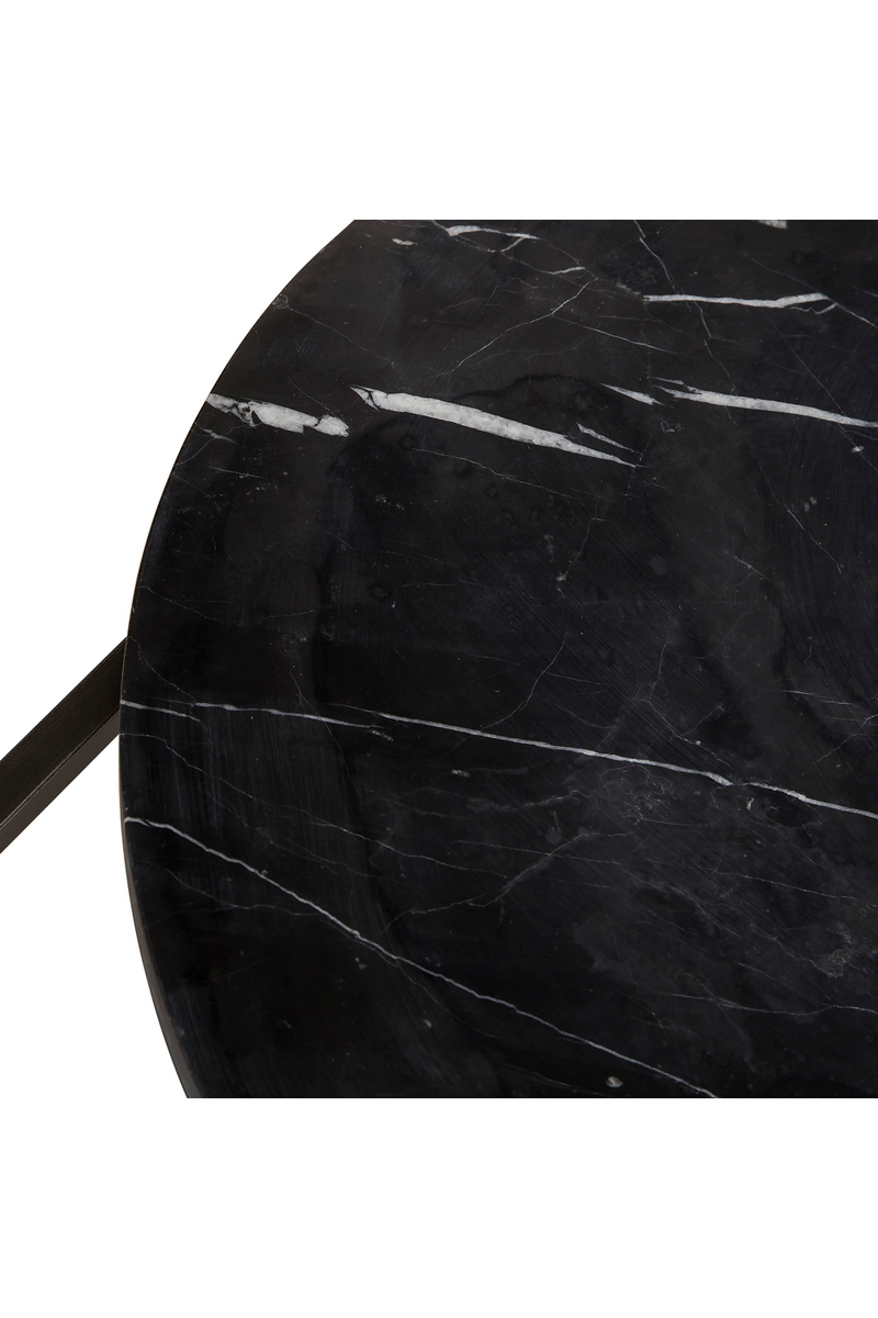 Black Marble Side Table | Andrew Martin Georgina | OROATRADE