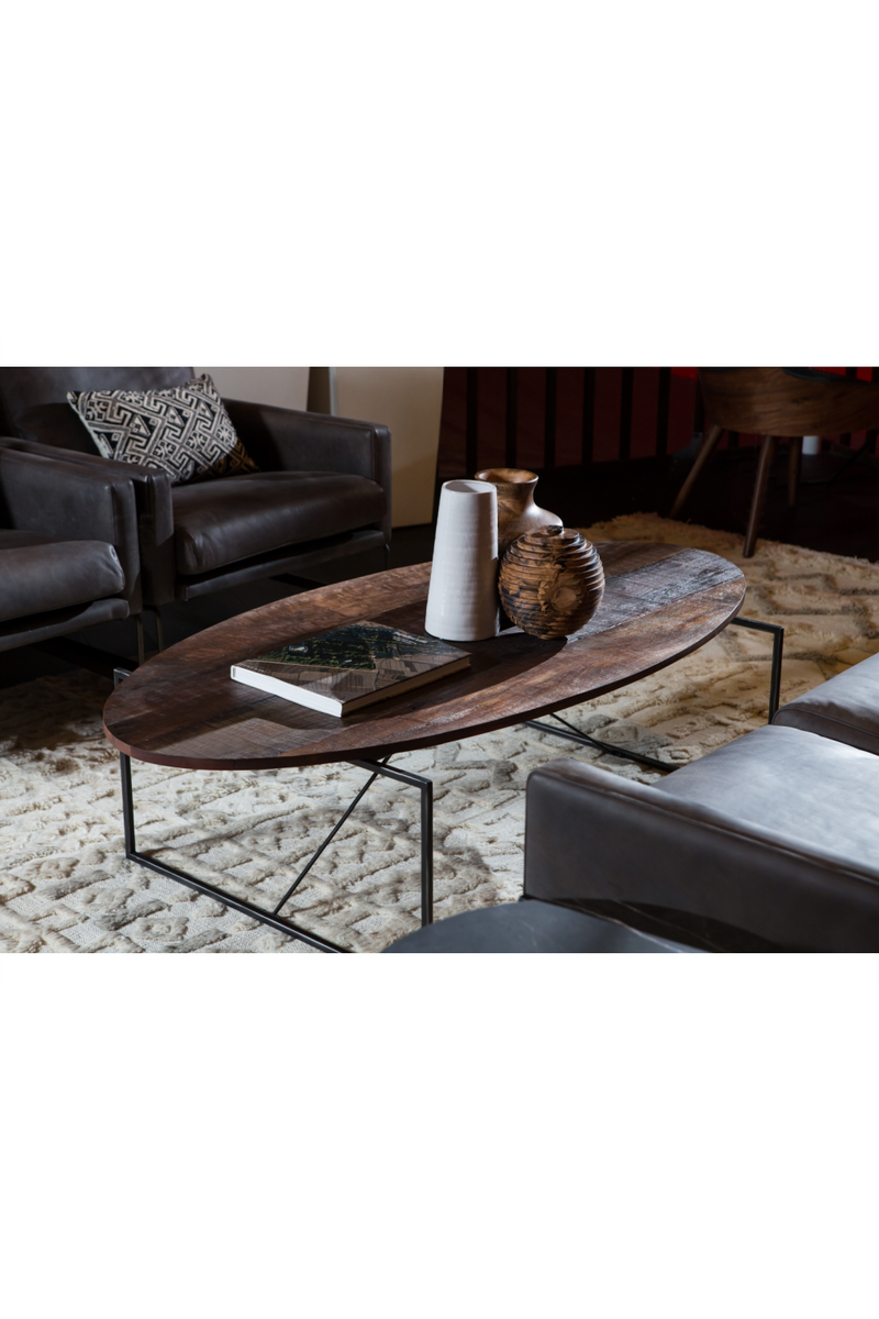 Peroba Oval Coffee Table | Andrew Martin Georgina  | OROATRADE