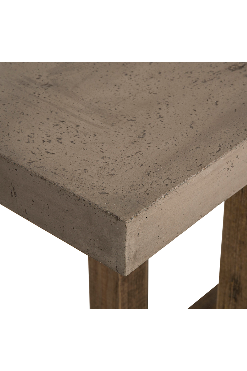 Concrete Slab Wooden Console Table L | Andrew Martin Cube | OROATRADE