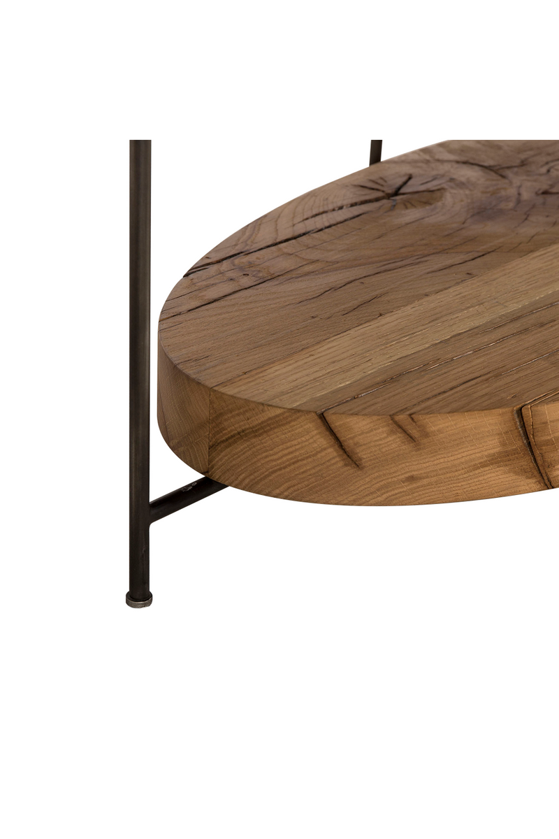 Black Marble Oval Coffee Table | Andrew Martin Olivia | OROATRADE
