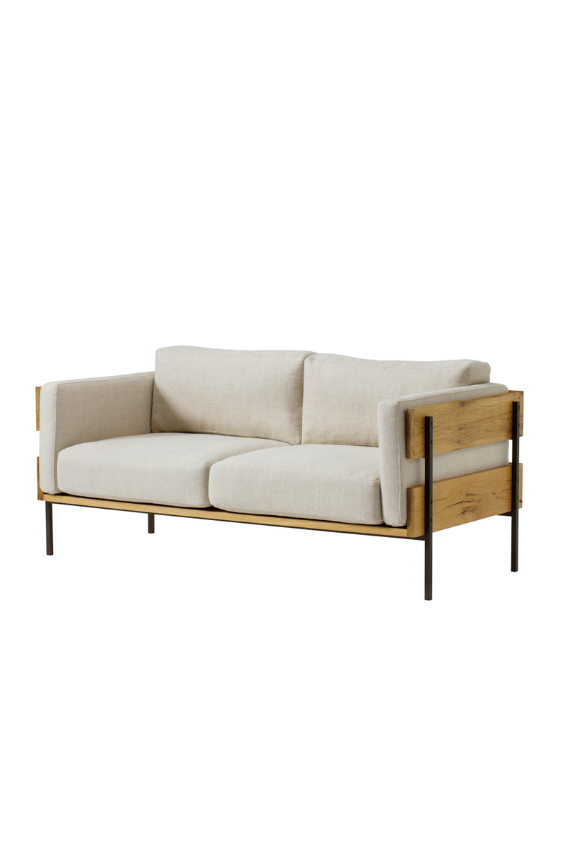 Wooden Framed Upholstered Love Seat | Andrew Martin Carson | Oroatrade.com