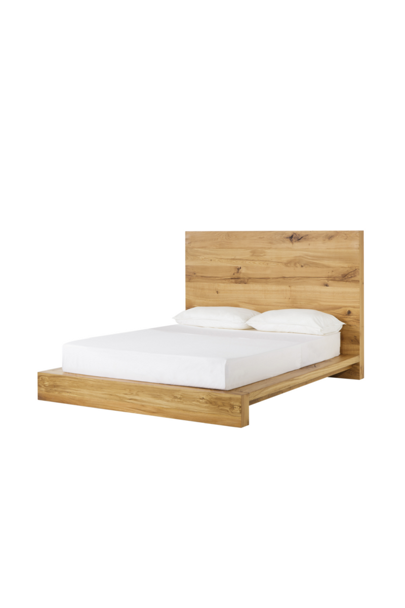 Natural French Oak Queen Bed | Andrew Martin Sands | OROATRADE