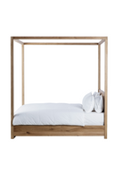 Reclaimed French Oak Poster King Bed | Andrew Martin Otis | OROATRADE