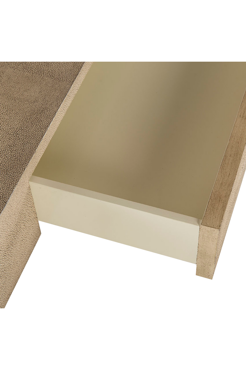 Taupe Shagreen Top Desk | Andrew Martin Jacques | Oroatrade
