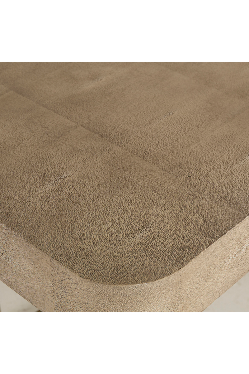 Taupe Shagreen Top Desk | Andrew Martin Jacques | Oroatrade