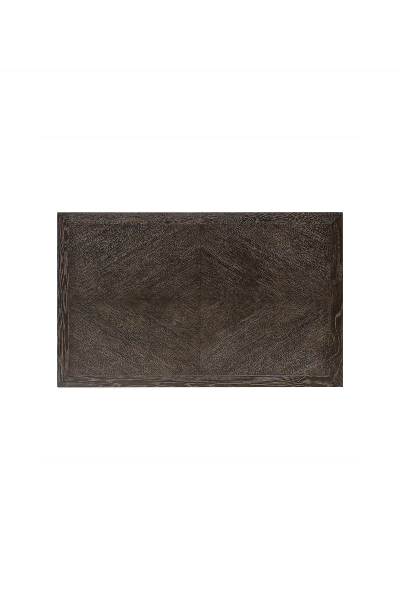 Dark Oak Geometrical Base Coffee Table | Andrew Martin Emerson | OROATRADE