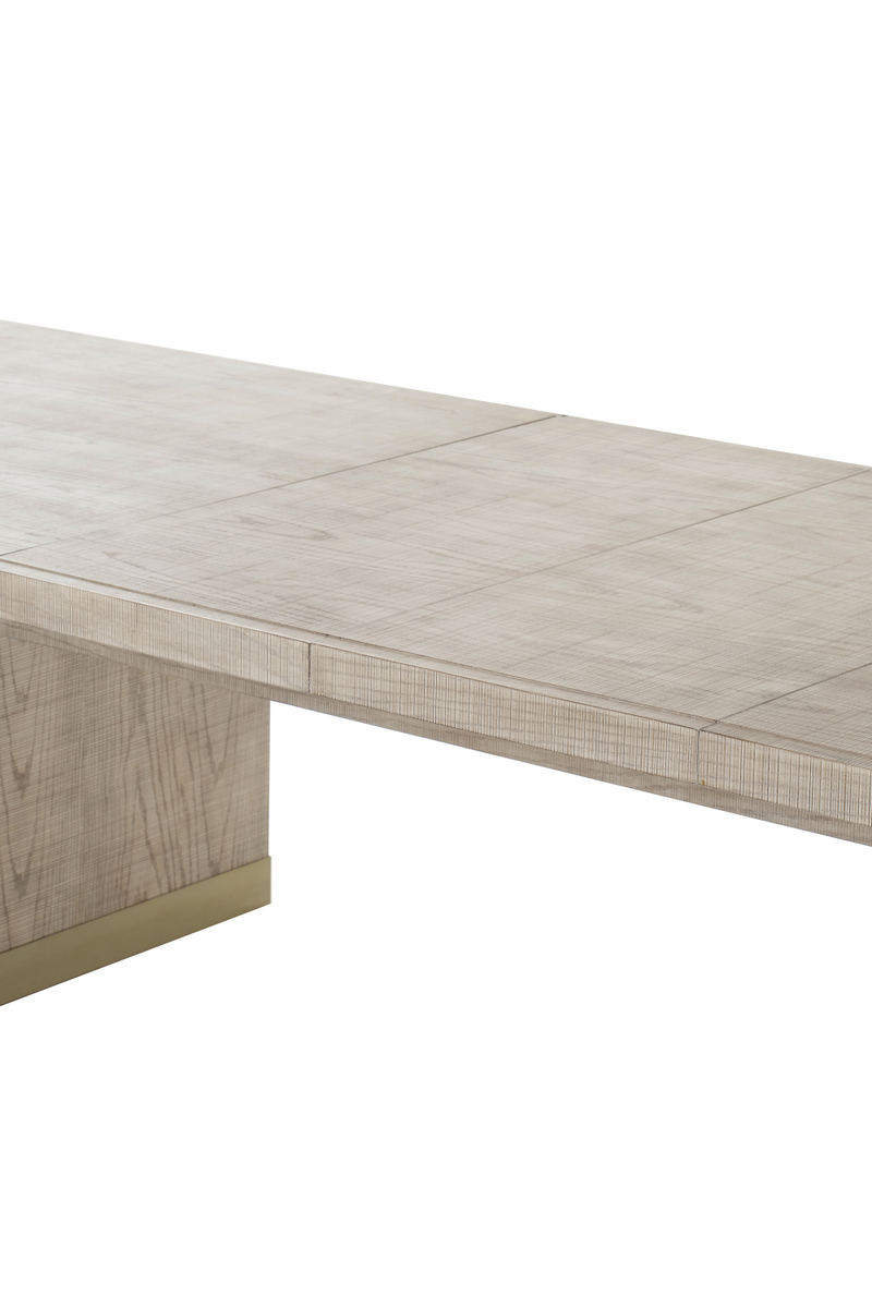 Textured Parchment Extending Dining Table L | Andrew Martin Raffles