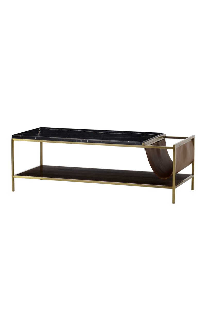 Black Marble Top Coffee Table | Andrew Martin Chester | OROATRADE