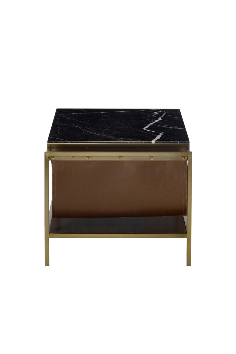 Black Marble Top Coffee Table | Andrew Martin Chester | OROATRADE