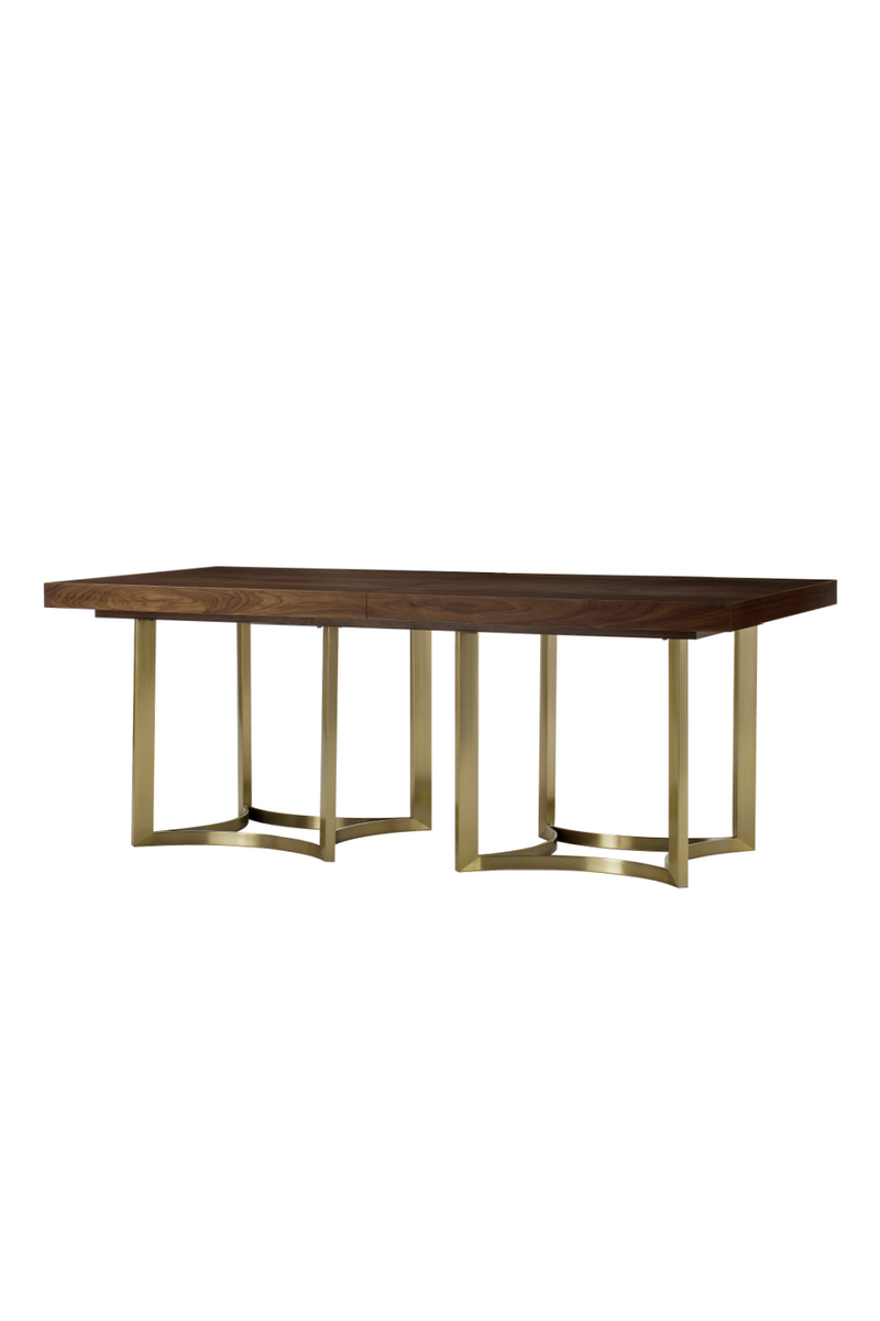 Brass Legs Wooden Extending Dining Table | Andrew Martin Chester