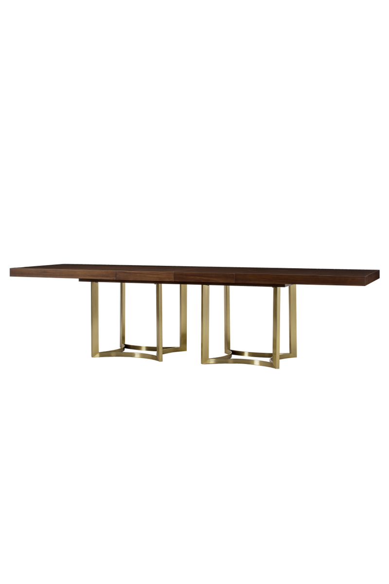 Brass Legs Wooden Extending Dining Table | Andrew Martin Chester