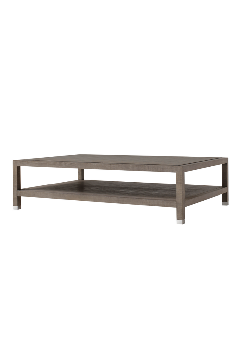 Gray Ash Solids Rectangular Coffee Table | Andrew Martin Raffles