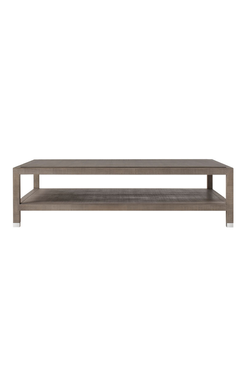 Gray Ash Solids Rectangular Coffee Table | Andrew Martin Raffles