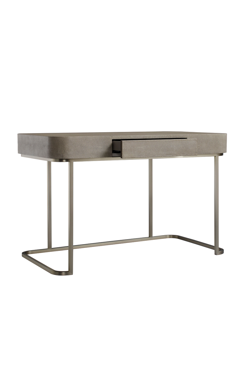 Gray Shagreen Top Desk | Andrew Martin Jacques | OROATRADE