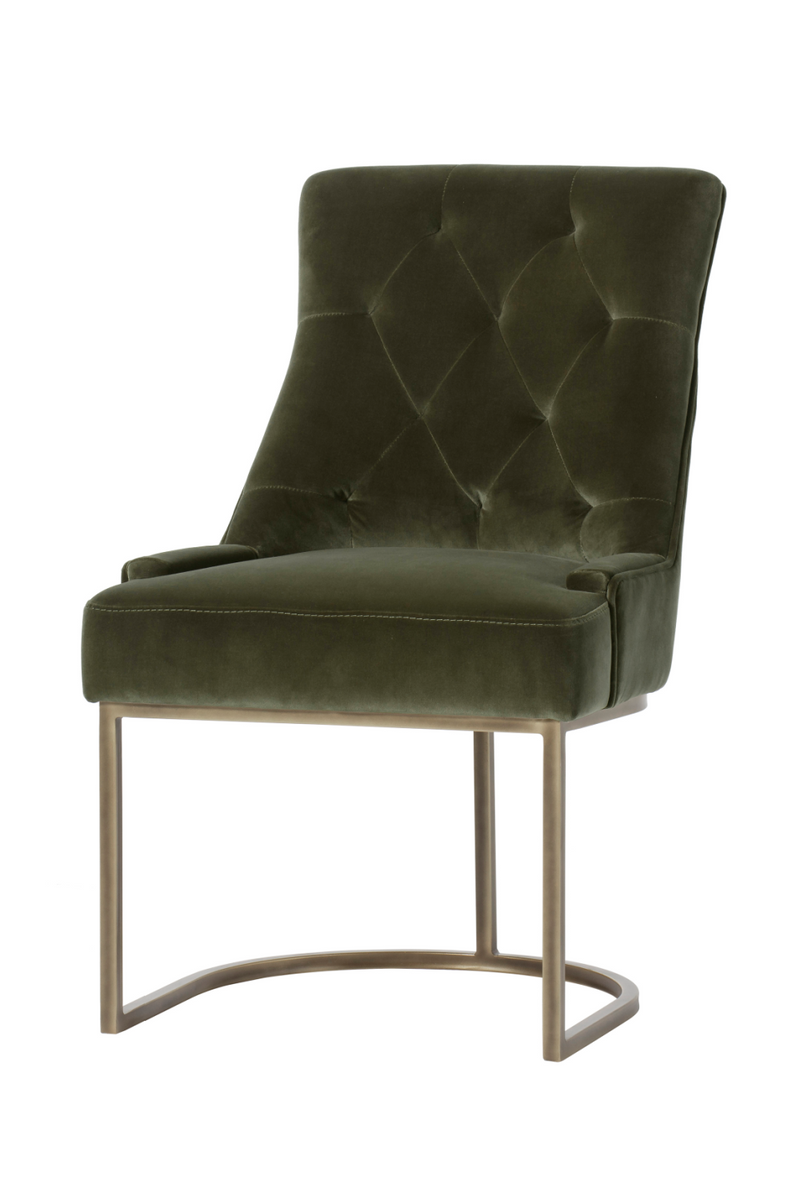 Aged Green Tufted Dining Chair | Andrew Martin Rupert | OROATRADE