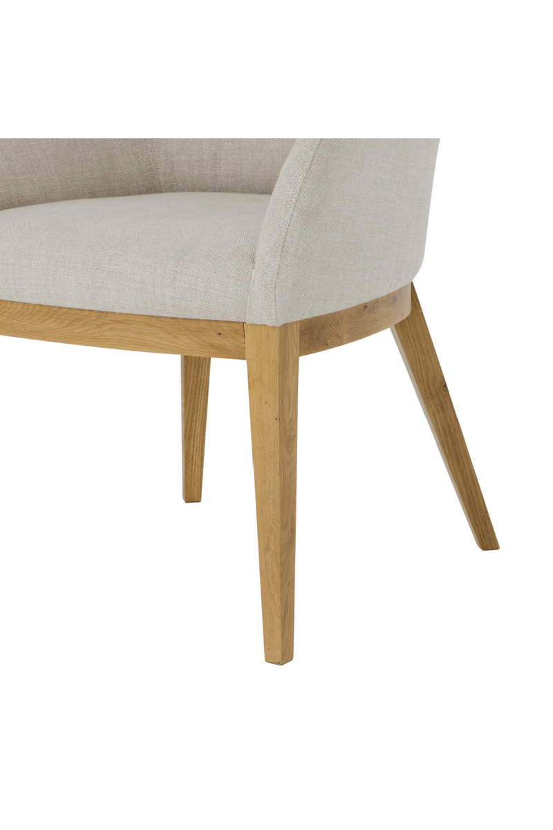 Oatmeal Upholstery Dining Armchair | Andrew Martin Emerson | OROATRADE