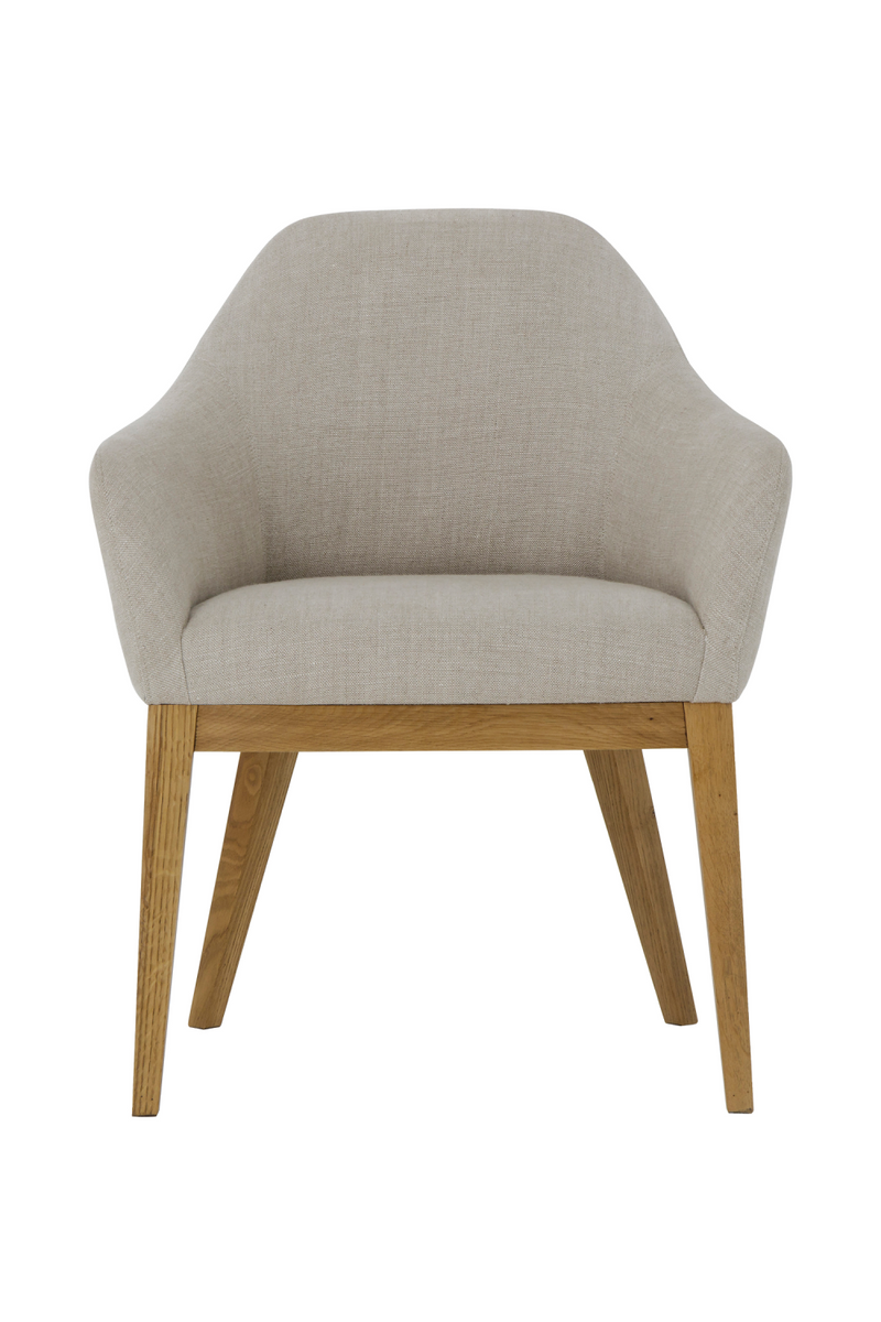 Oatmeal Upholstery Dining Armchair | Andrew Martin Emerson | OROATRADE