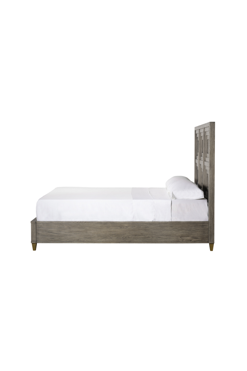 Layered Frame Oak King Bed | Andrew Martin Claiborne | OROATRADE