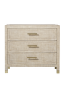 Solid Ash with Brass Handles Nighstand | Andrew Martin Raffles | OROATRADE