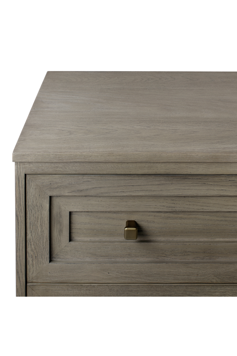 Taupe Oak Six Drawer Dresser | Andrew Martin Claiborne | OROATRADE