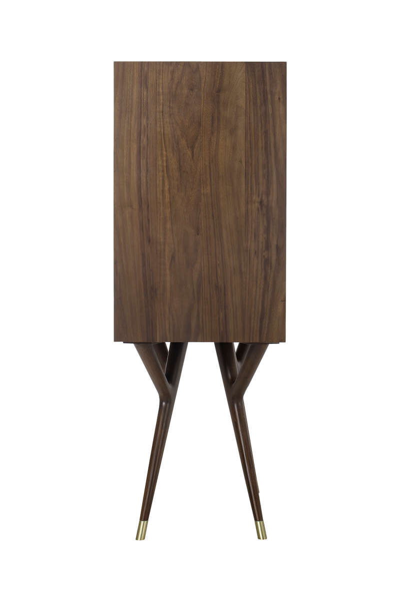 Wooden Brass Accent Bar Cabinet | Andrew Martin Chester | OROATRADE