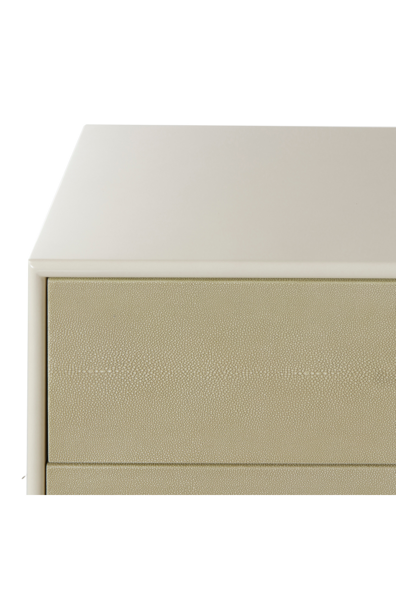 Ivory Shagreen Four Drawer Chest | Andrew Martin Alice | OROATRADE