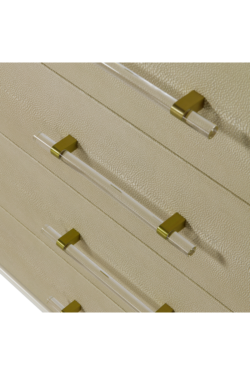 Ivory Shagreen Four Drawer Chest | Andrew Martin Alice | OROATRADE