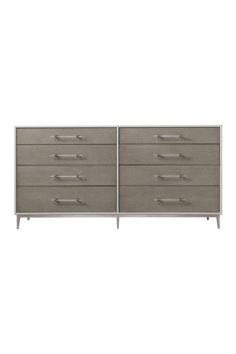 Gray Shagreen Eight Drawer Dresser | Andrew Martin Alice | OROATRADE