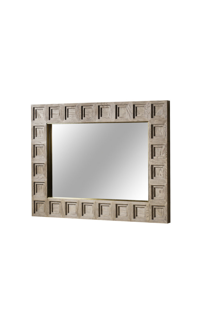 Oak Layered Frame Mirror | Andrew Martin Claiborne | OROATRADE