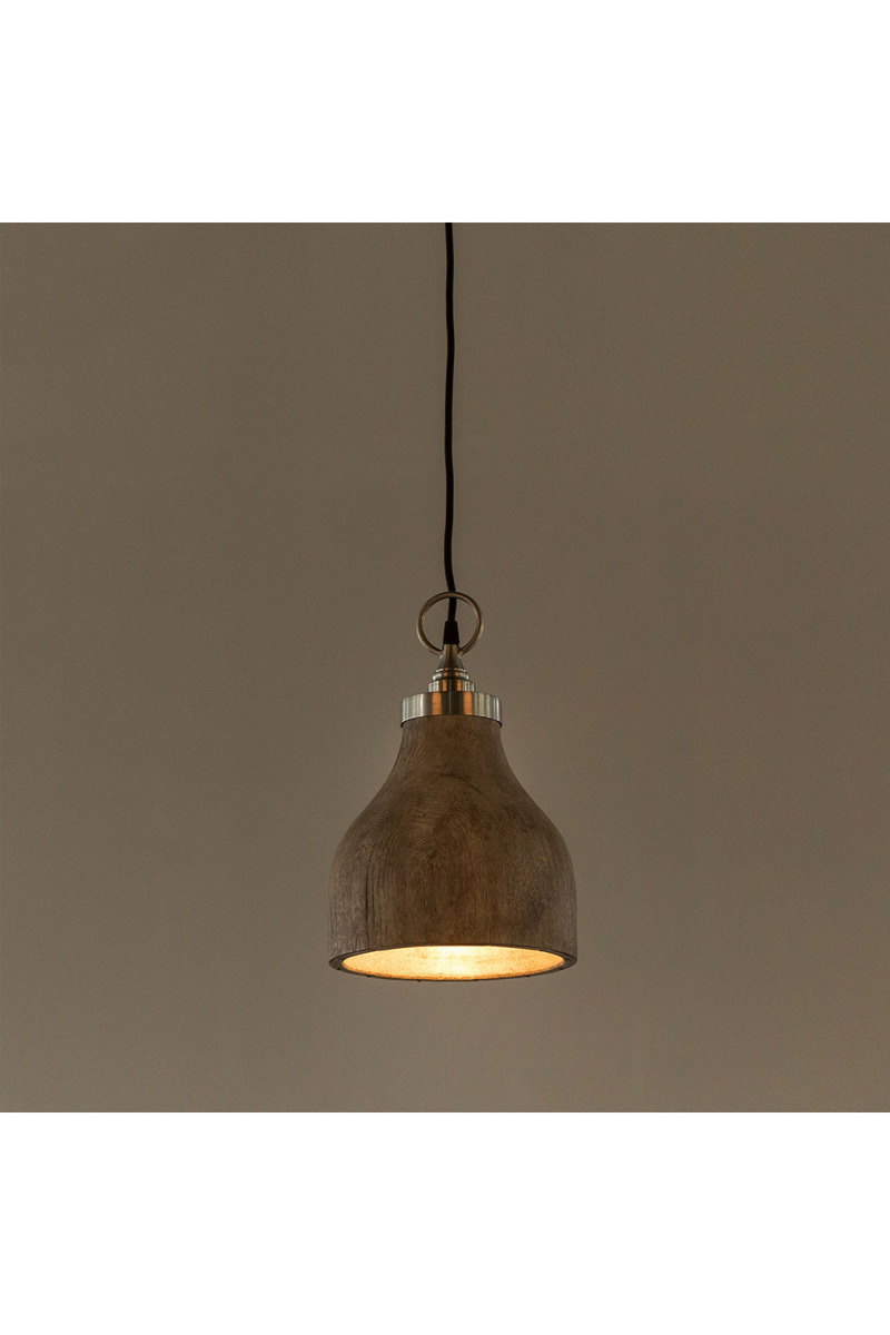 Bell Shaped Driftwood Pendant Light | Andrew Martin Malibu | Oroatrade.com