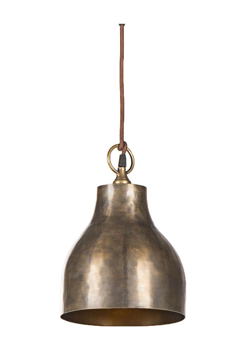 Rustic Brass Pendant Lamp | Andrew Martin Parisian Atelier | Oroatrade.com