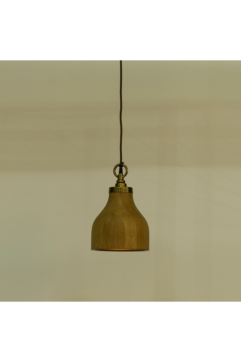 Classic Oak Pendant Lamp | Andrew Martin | Oroatrade.com