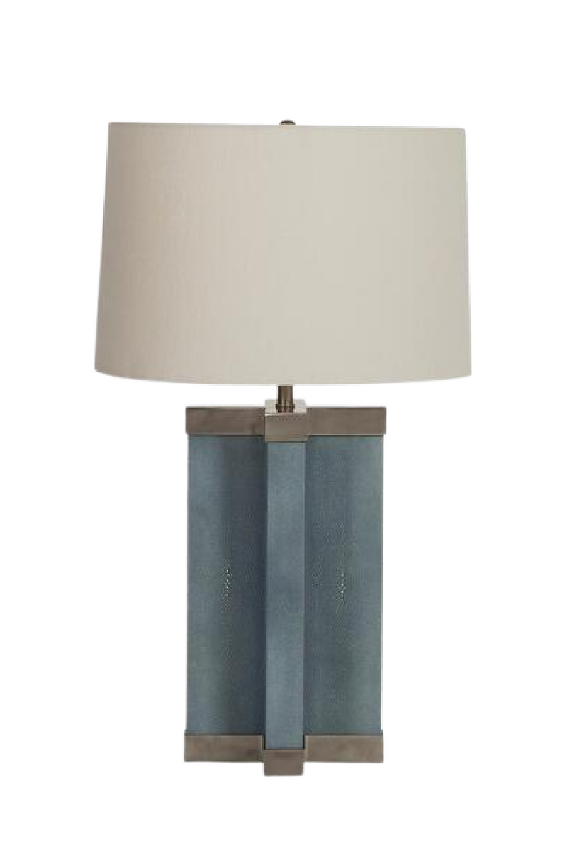 Blue Shagreen Table Lamp | Andrew Martin Gregory | Oroatrade.com