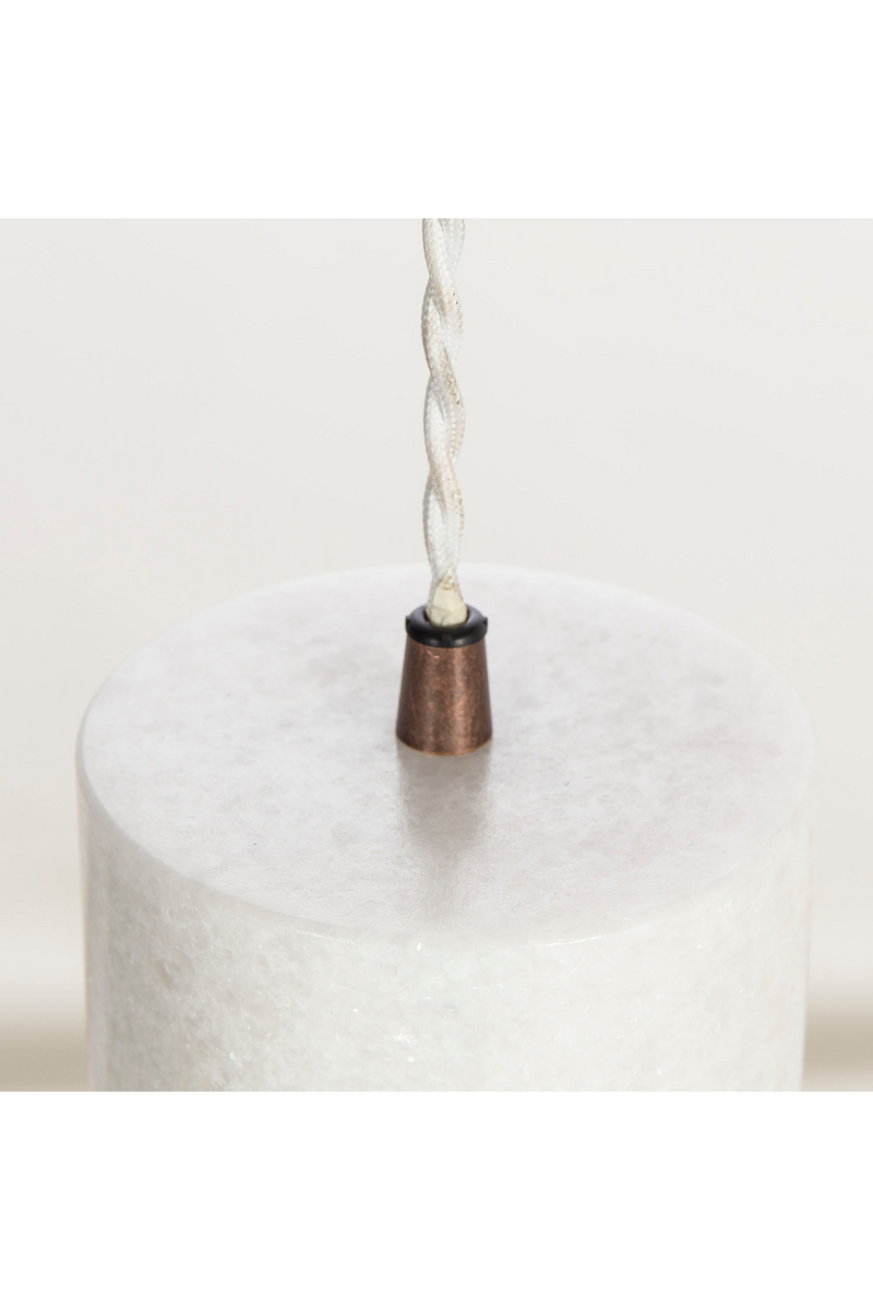 White Marble Pendant Lamp | Andrew Martin | Oroatrade.com