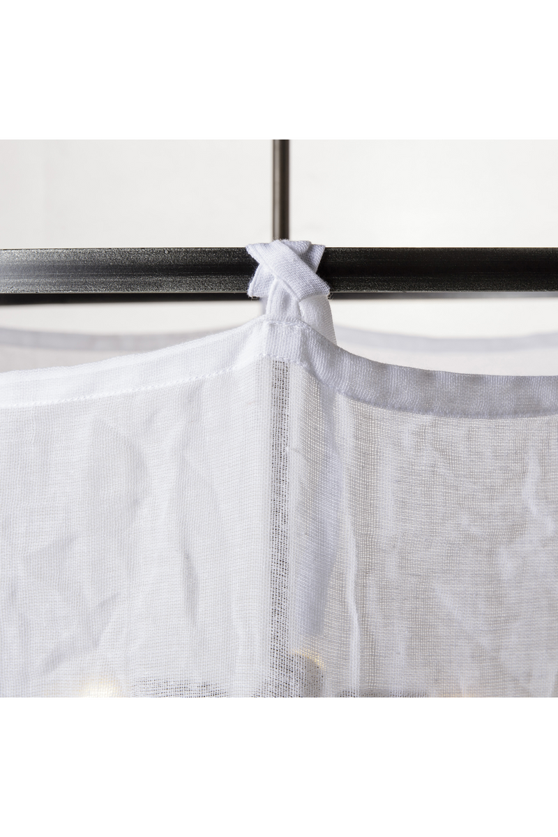 White Linen Shade Ceiling Lamp S | Andrew Martin French Laundry | OROATRADE