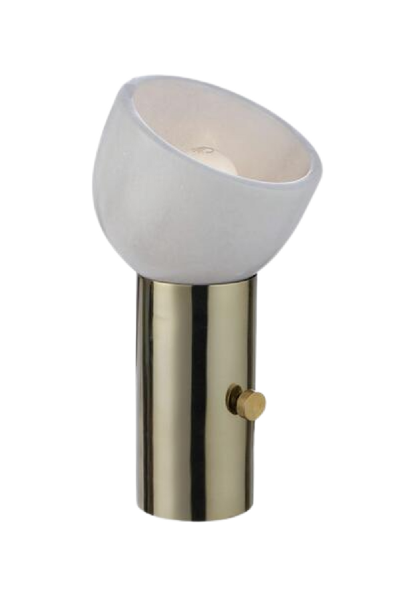 Marble Bowl Table Lamp | Andrew Martin Scoop | Oroatrade.com