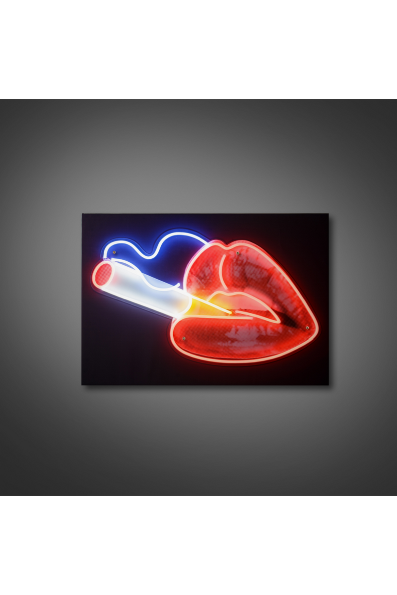 Retro LED Neon Decor | Andrew Martin Smoking Hot Lips | OROA
